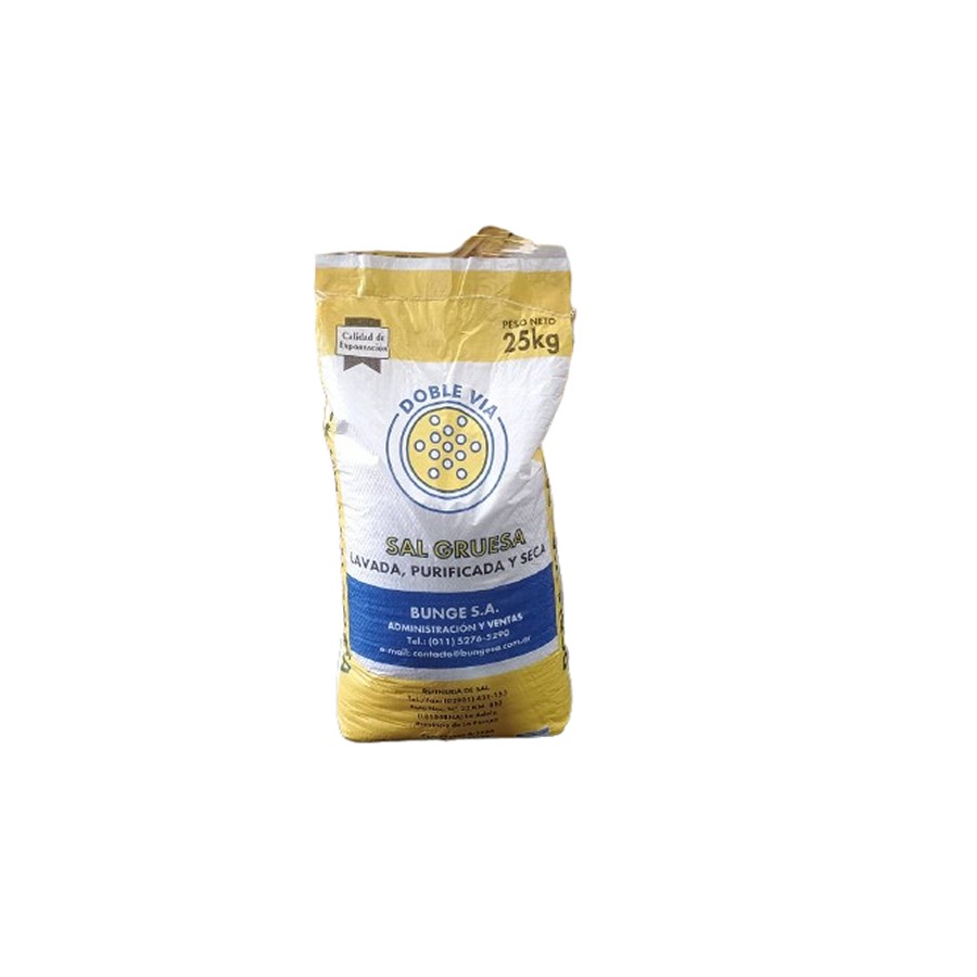 Sal Gruesa Lav y Seca "BUNGE" x 25 kg
