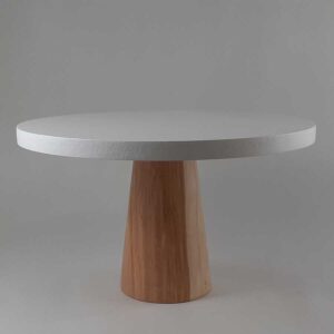 Pie Torta c/base Madera L 11cm bor/recto 28cm «Cortes»