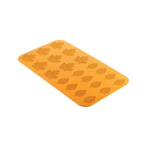 Molde Silicona Bosco 21 Foglie 71×69 60×37 Yellow «Silikomart»