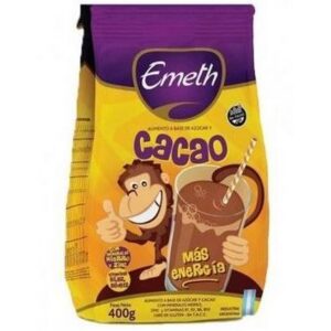 Alimento Cacao Pouch caja 12 uni x 400 gr «Emeth»