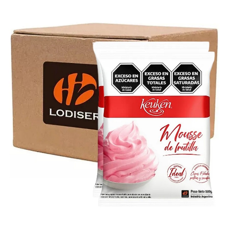 Mousse Frutilla Keuken caja 12x500g