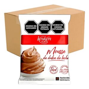 Mousse Dulce de leche «Keuken» caja 12 uni x 500 gr
