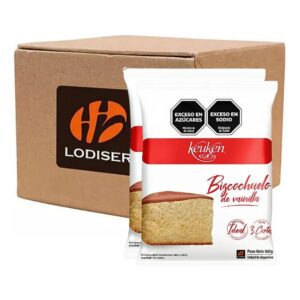 Premezcla Bizcochuelo Vainilla «Keuken» 12uni x 500 gr