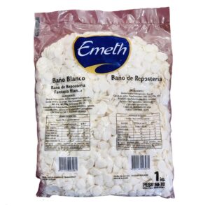 Baño Chocolate Blanco Botones «Emeth» 1kg