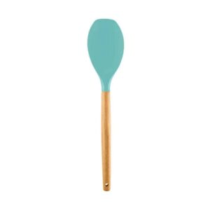 Cucharon Silicona Mango Madera Aqua 32cm «Via Cheff»