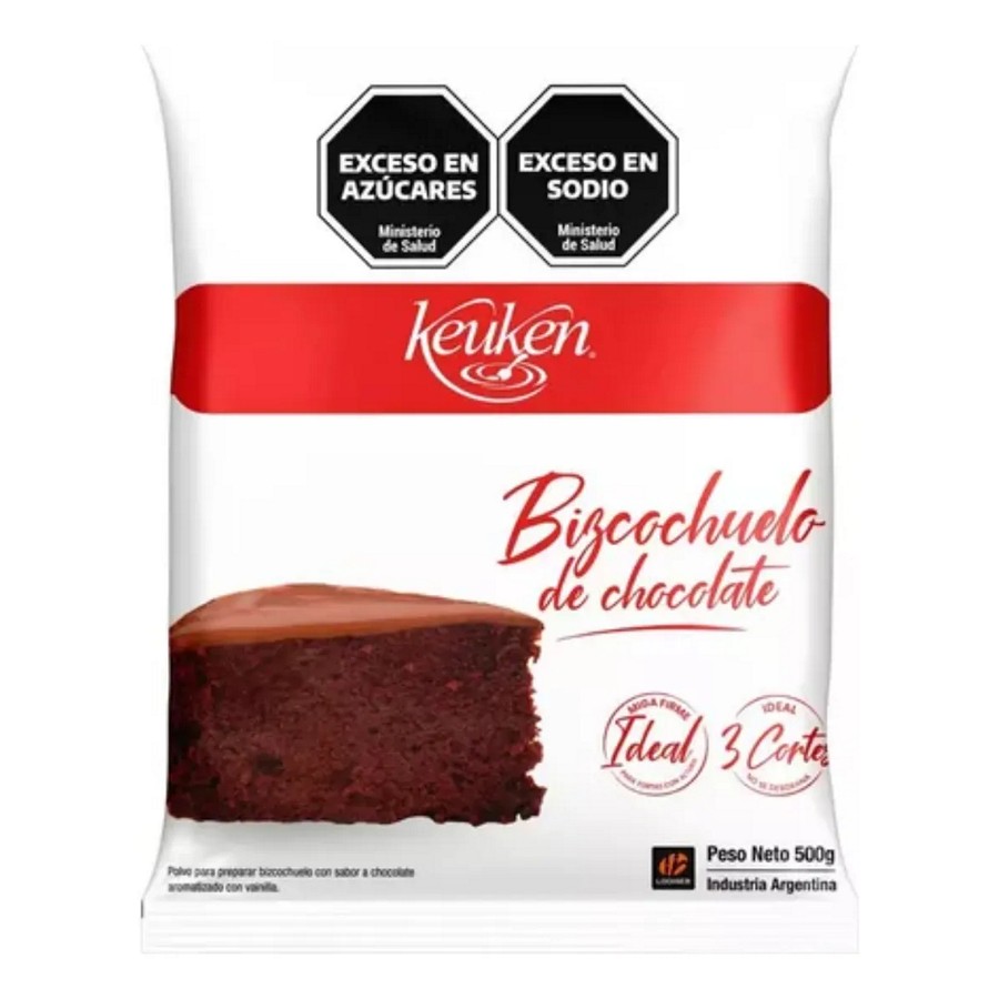 Premezcla Bizcochuelo Chocolate "Keuken" x 500 gr