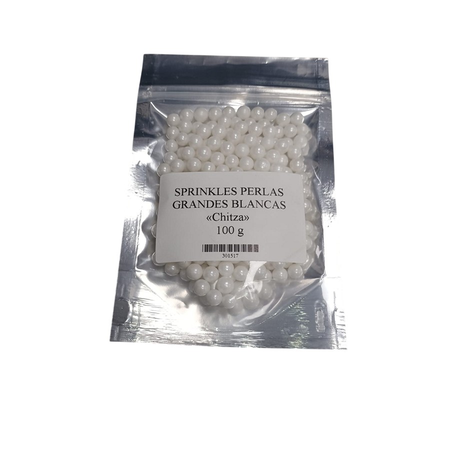 Sprinkles Perlas Grandes Blancas "Chitza" 100 g
