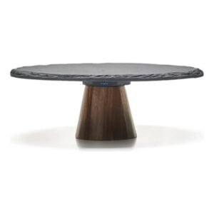 Plato Posa Torta Laja Y Acacia 28 x 12 «Nonfork»