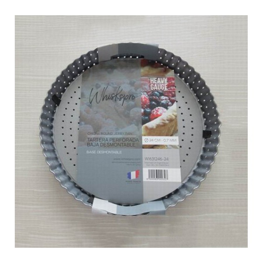 Tartera Perforada Baja Desmontable 24 - 0,7 MM "WhiskPro"