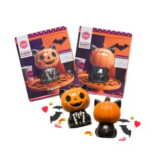 Set 2 Placas Gatito Calabaza Halloween «Parpen»