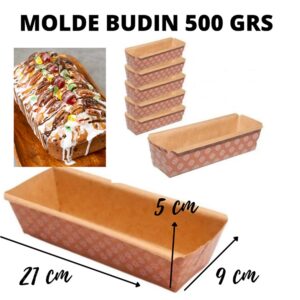 Molde para Budín x 500g x100