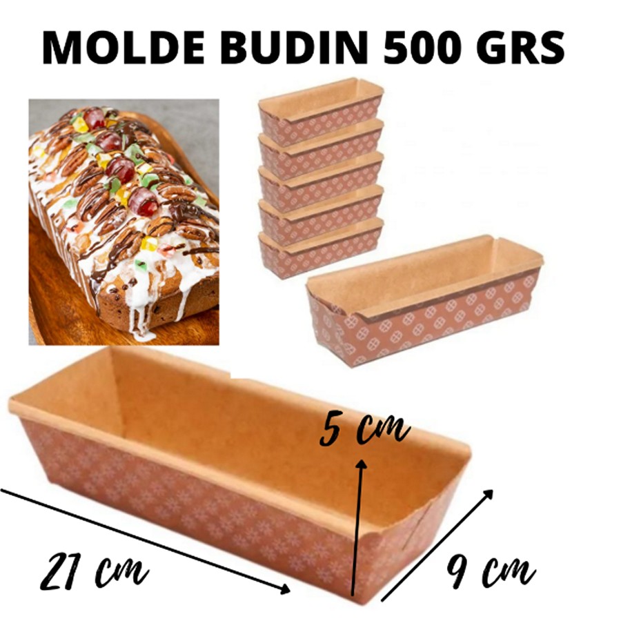 Molde para Budín x 500g x100