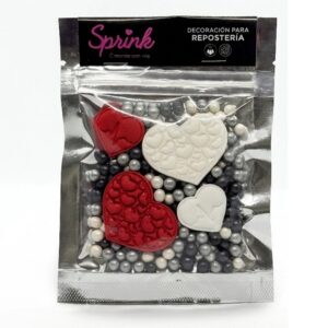Sprinkles Corazon y Perlas Negras «Sprink»