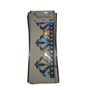 Adorno Corona Tornasolado Modelo 2 Silver «LC»