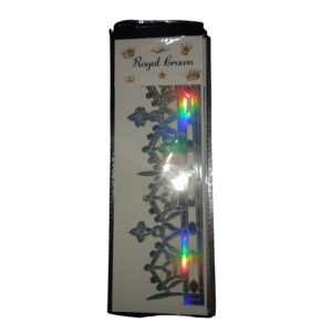 Adorno Corona Tornasolado Modelo 3 Silver «LC»