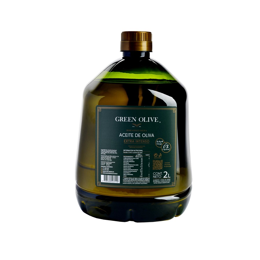 Aceite OLIVA Blend Extra Intenso "Green Olive" x 2L