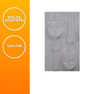 Molde Acetato 960A Chupetin Huevitos «LC» 16x13CM