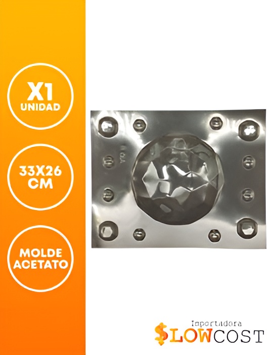 Molde Acetato 970H Gema Diamante Piñata "LC" 33x26CM