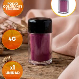 Polvo Colorante Comestible Fucsia Metalizado «LC» x 4g