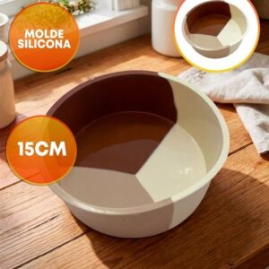 Molde Silicona p/torta Tricolor «LC» 15cm