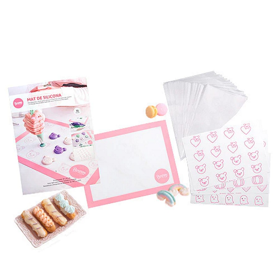 Set Mat Silicona, Mangas y Plantillas "Parpen"