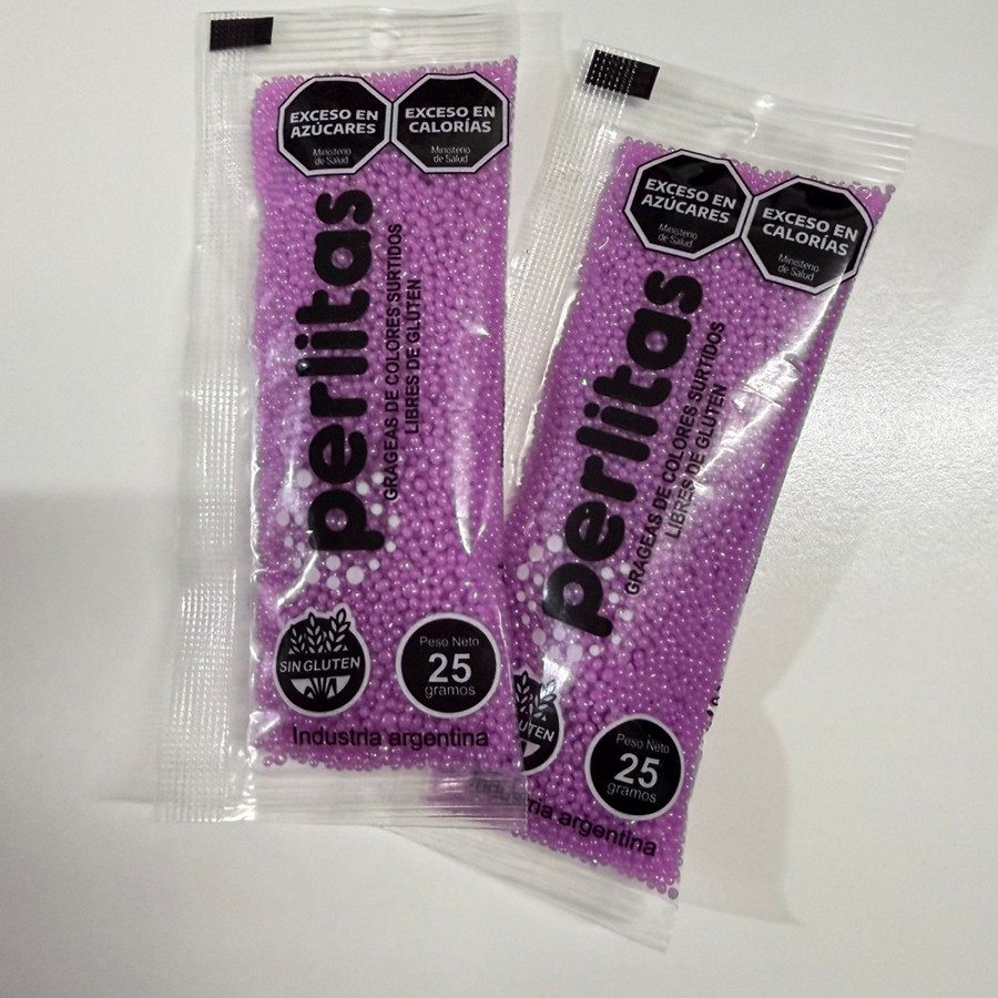 Mini Perlas Sin TACC Lilas "Pastelar" x25g