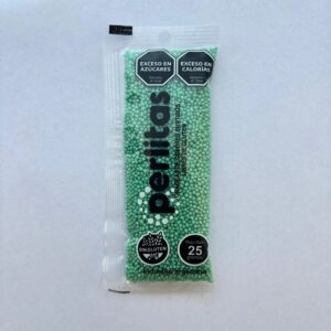 Mini Perlas Sin TACC Verdes «Pastelar» x25g