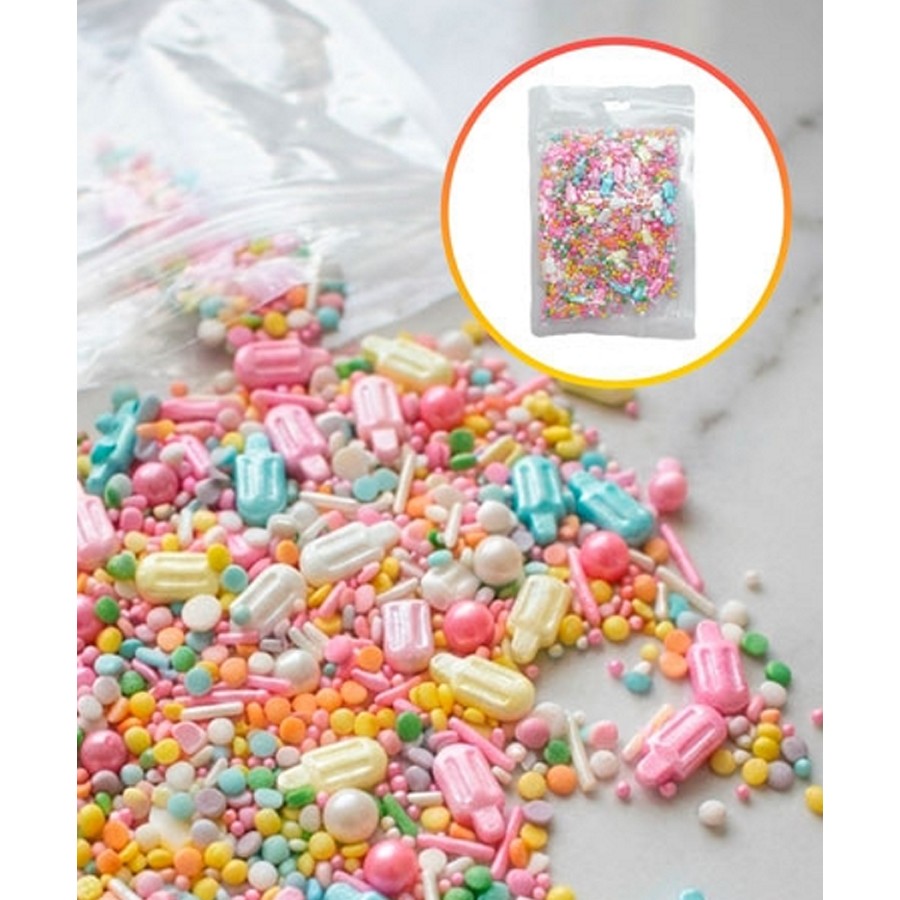 Sprinkles Paleta Helado Multicolor "LC" x 50gr