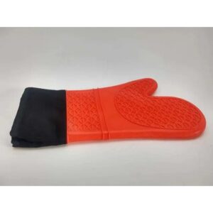 Guante de Silicona y Puño de Algodon Rojo «Via Cheff»