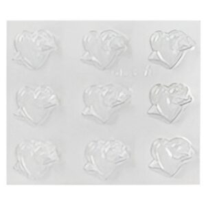 Molde Acetato 669A Huevo Corazones «LC» 16x13CM