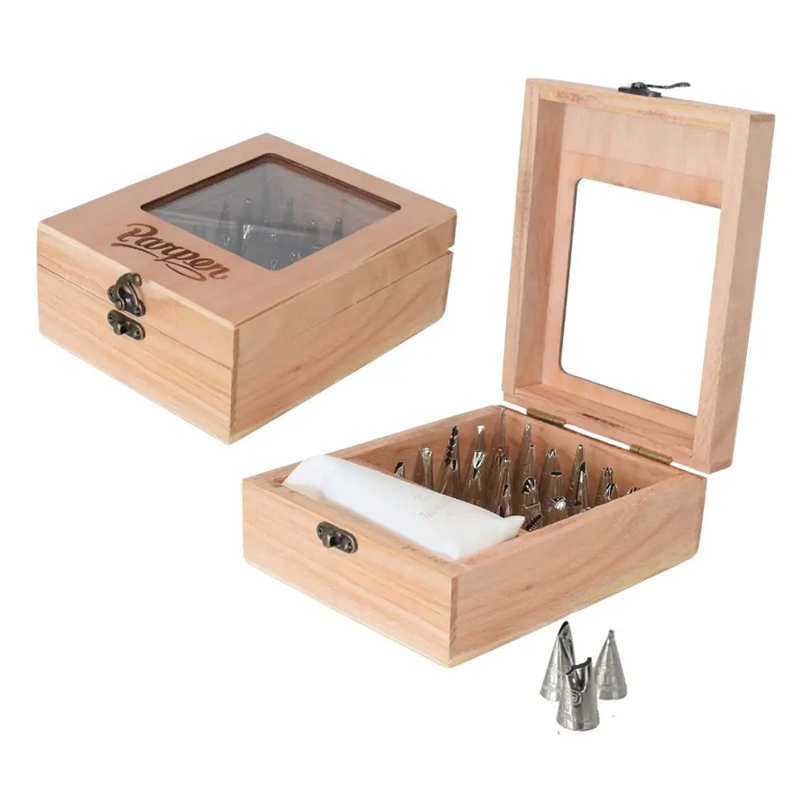Boquillas Grandes Caja Completa Plateadas x 30 "Parpen"