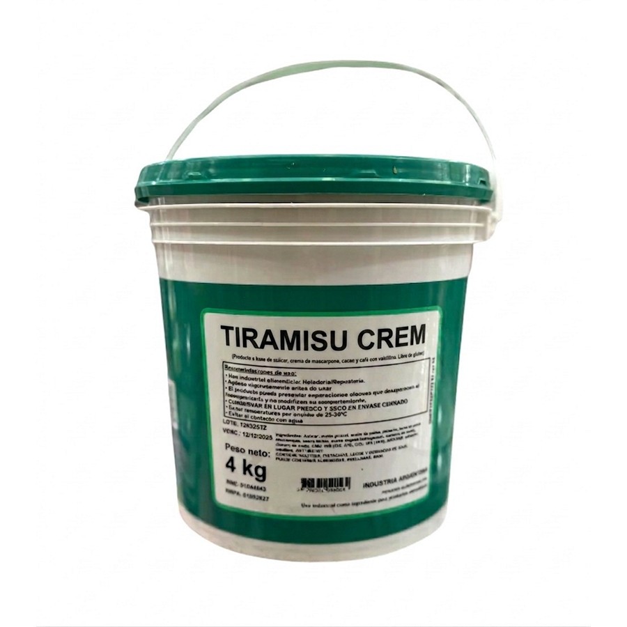 Cremisino Tiramisu Crem "Pehuenia" Balde x 4kg
