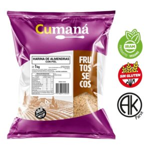 Harina de Almendra con Piel Sin TACC «Cumana» x 1 kg