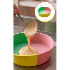 Molde Silicona Tricolor Torta Redondo Texturizado «LC» 20,5x6cm
