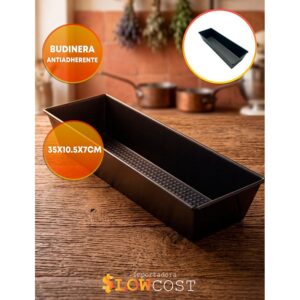 Molde Budin Antiadherente Reforzado «LC» 35×10,5x7CM