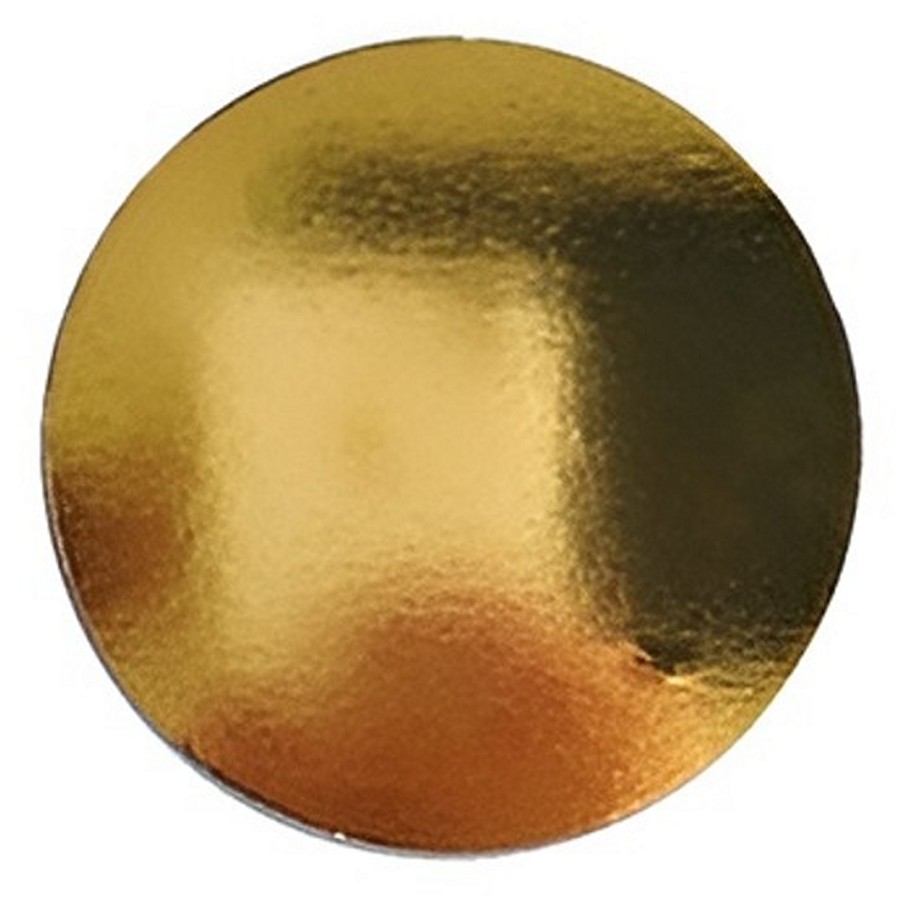 Disco carton laminado N°28 x 25 unidades Dorado "LC"