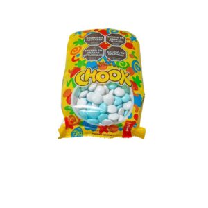 Lentejas de chocolate Celeste y Blanco «Chook» x 500 g