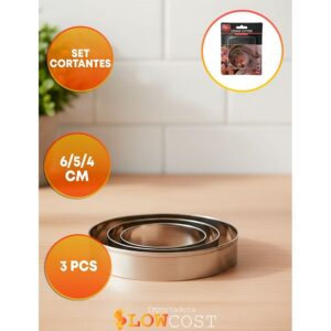 Set Cortantes Metalicos Circulos «LC» x 3un.