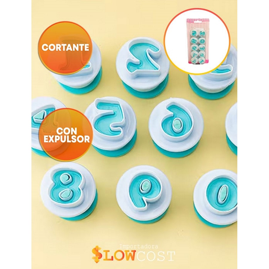 Set Cortantes con Expulsor de Numeros "LC"