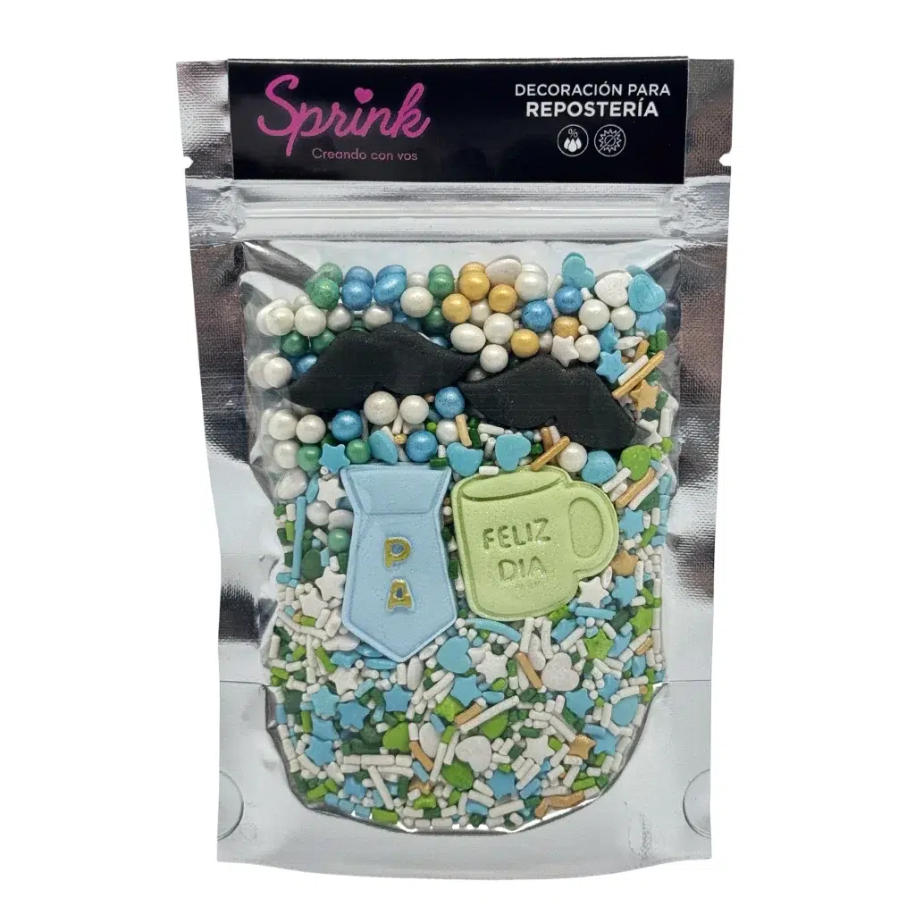 Sprinkles Mix Dia del Padre Corbata y Bigote "Sprink" x 100g