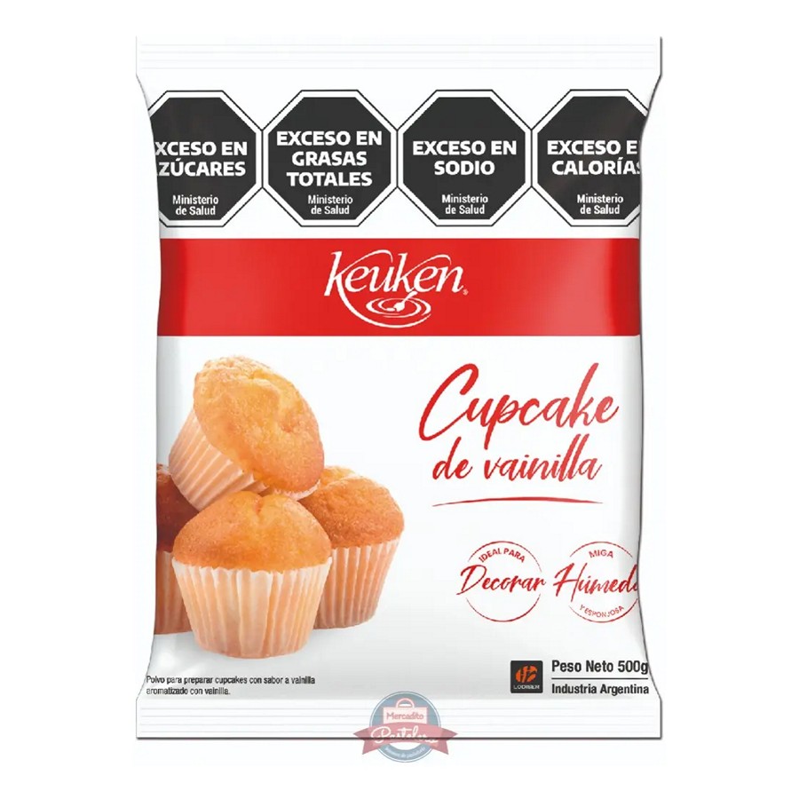 Premezcla Cupcakes Vainilla "Keuken" x 500 gr