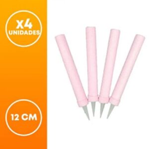 Bengala Gibreada Rosa Pastel «LC» 4un. x 12cm