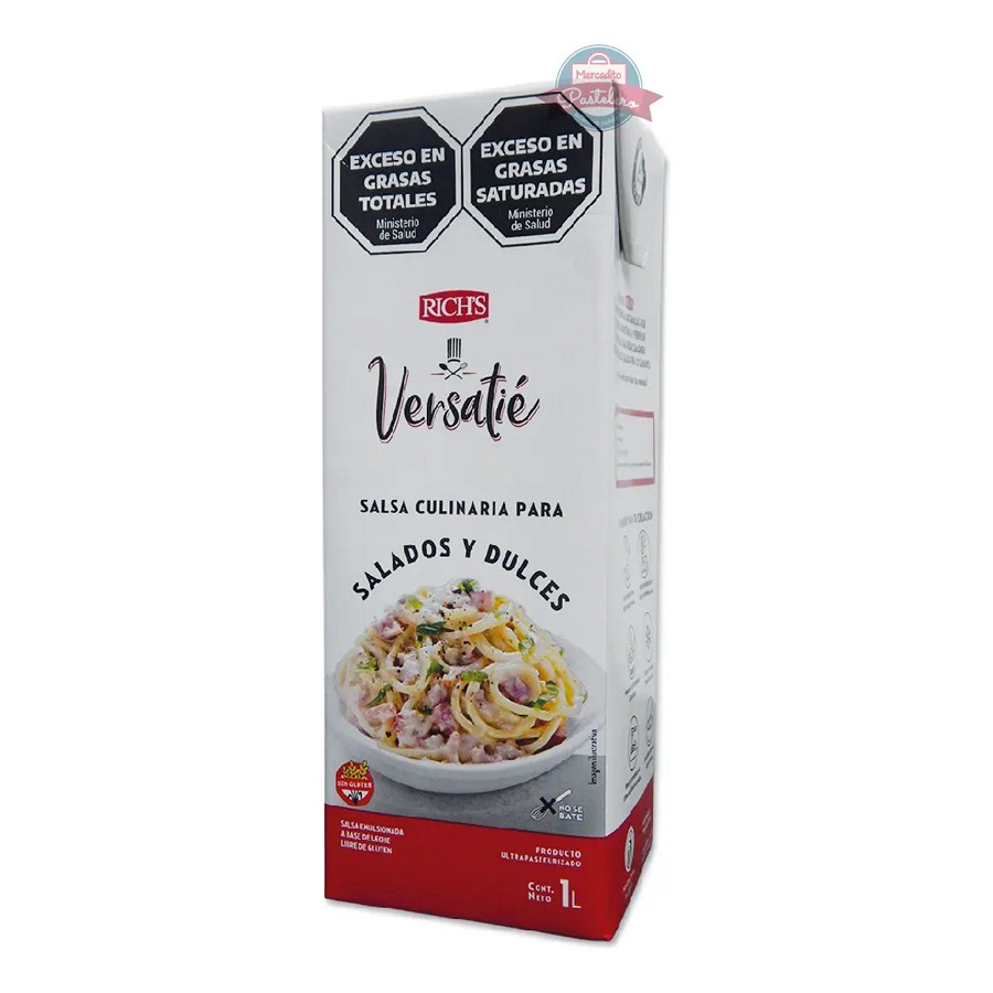 Bettercreme Versatie Salados y Dulces "Rich" 1L