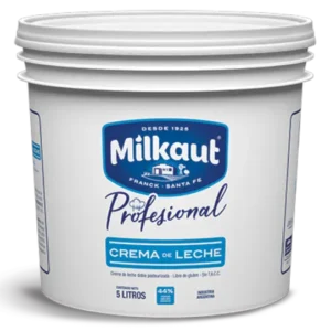 Crema de leche «Milkaut» 44% balde x 5l