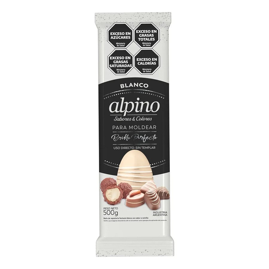 Chocolate Baño Moldeo Blanco "Alpino" x 500g
