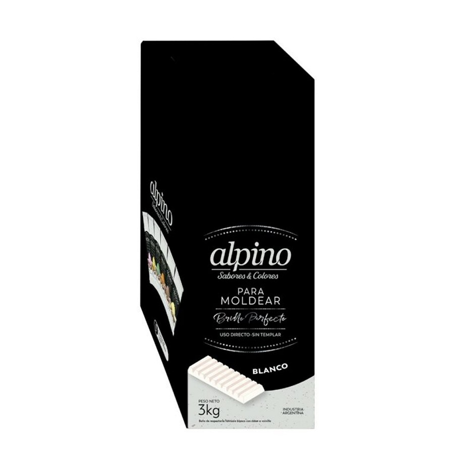 Chocolate Baño Moldeo Blanco "Alpino" 6x500g