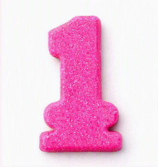 Vela Gibreada color Rosa N°1 Caja x 16 uni «Gandalf» 7x5cm