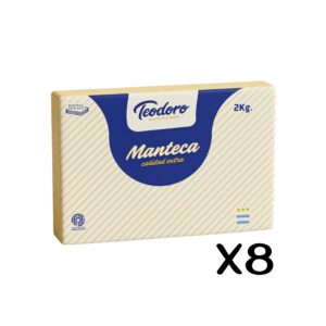 Manteca «Teodoro» placa caja 8 x 2 kg