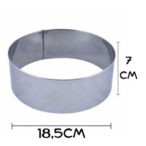 Cintura Redonda Acero Inox. «MDA» 18,5x7cm