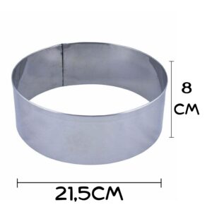 Cintura Redonda Acero Inox. «MDA» 21,5x8cm